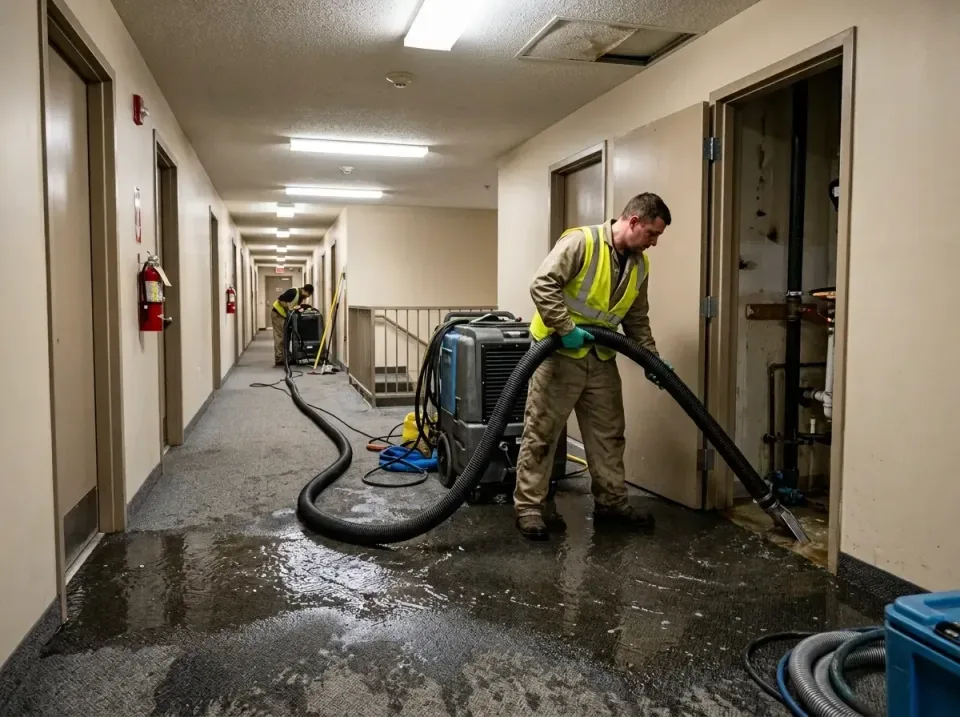 multi-unit-apartment-hallway-f-005 — frequently asked questions, Emergency Burst Pipe Water Extraction & Removal in Oro Vall…